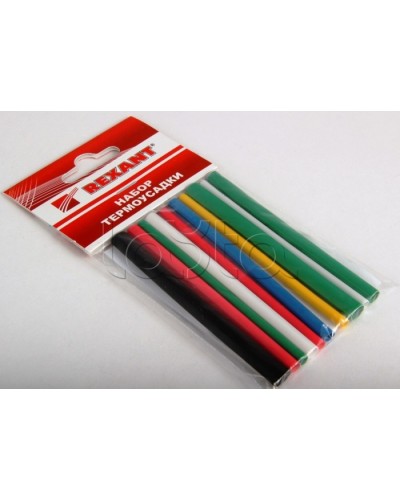 Набор термоусадочных трубок №1 (АВТО) (10шт/уп) REXANT 29-0101 в Иваново Аксессуары для кабель-канала Pintop.ru