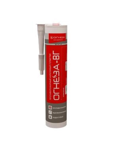 Герметик акриловый противопожарный Огнеза ОГНЕЗА-ВГ, туба 310 мл., цвет белый в Иваново Дополнительное оборудование пожаротушения Pintop.ru