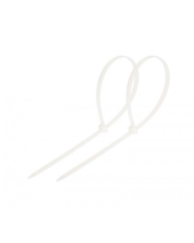 Стяжка нейлоновая неоткрывающаяся, безгалогенная (halogen free) 200x3.6мм, белая (100 шт) в Иваново Стяжки-хомуты Pintop.ru