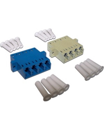 Адаптер оптический LC, SM/APC, корпус SC дуплекс, квадро LANMASTER LAN-4LCS-AM-APC в Иваново Коннекторы Pintop.ru