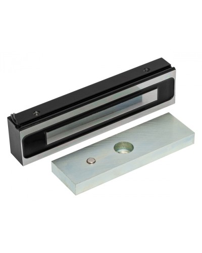 Электромагнитный замок AccordTec ML-200K-3 Premium Black с планкой в Иваново Электромагнитные замки Pintop.ru