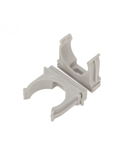 Крепеж-клипса для труб д.16мм, цвет серый Cabeus (CF16-GY) в Иваново Держатели, клипсы, скобы Pintop.ru