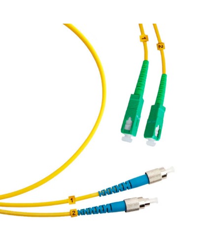 Шнур оптический duplex SC/APC-FC/UPC 9/125 sm 10м LSZH Cabeus FOP(d)-9-SC/APC-FC/UPC-10m в Иваново Патч-корды оптические Pintop.ru