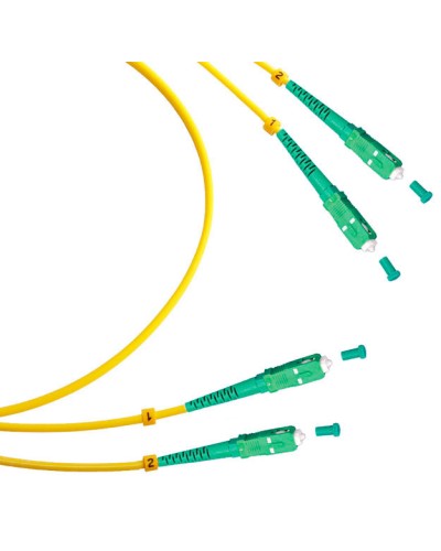 Шнур оптический duplex SC/APC-SC/APC 9/125 sm 3м LSZH Cabeus FOP(d)-9-SC/APC-SC/APC-3m в Иваново Патч-корды оптические Pintop.ru