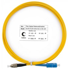Шнур оптический simplex SC-FC 9/125 sm 3м LSZH Cabeus FOP(s)-9-SC-FC-3m