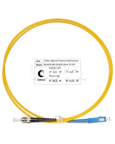 Патч-корд волоконно-оптический SM 9/125 simplex SC-ST LSZH (1 м) Cabeus FOP(s)-9-SC-ST-1m в Иваново Патч-корды оптические Pintop.ru