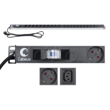 Блок розеток Cabeus PDU-16-10S-10C13-B