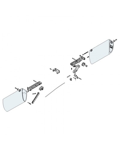 Заглушки боковые профиля безопасности DF Came 119RIR225 в Иваново Запчасти для шлагбаумов и автоматики Pintop.ru