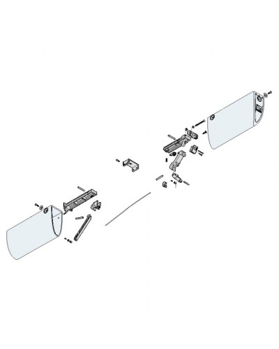 Механизм нижний профиля DF Came 119RIR228 в Иваново Запчасти для шлагбаумов и автоматики Pintop.ru