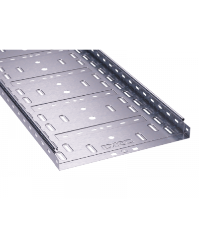 Лоток перфорированный 400х50 L3000, горячеоцинкованный DKC 35266HDZ в Иваново Кабельные лотки Pintop.ru