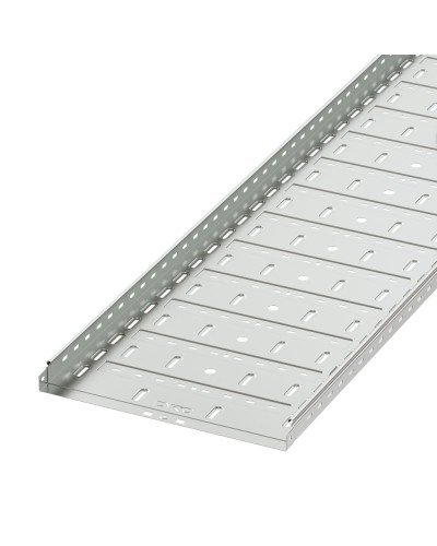 Лоток перфорированный 500х50 L3000, горячеоцинкованный DKC 35267HDZ в Иваново Кабельные лотки Pintop.ru