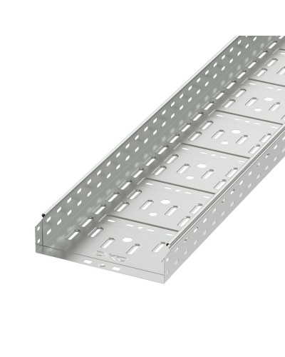 Лоток перфорированный 300х80 L2000, горячеоцинкованный DKC 35315HDZ в Иваново Кабельные лотки Pintop.ru