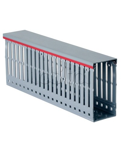 Короб перфорированный, серый RL12 60x40 DKC 00135RL в Иваново Кабельные лотки Pintop.ru