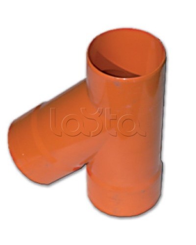 Тройник для двустенных труб одного диаметра ф63мм, 45°, полипропилен DKC 019063 в Иваново Повороты, муфты, тройники Pintop.ru