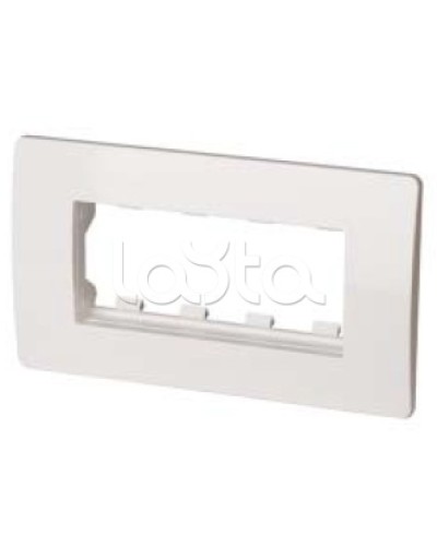 Каркас в сборе с рамкой под 4 модуля VIVA (для монтажа ЭУИ в коробки код 10143) DKC 10245 в Иваново Аксессуары для кабель-канала Pintop.ru