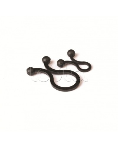 Замок, цвет - черный, д.17,8-20,3 DKC 21043116 в Иваново Крепежные изделия Pintop.ru