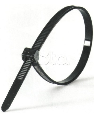 Хомут-стяжка нейлоновый, стандартный P6.6 12.5x1000 чёрный DKC 25343 (100 шт/уп) в Иваново Стяжки-хомуты Pintop.ru