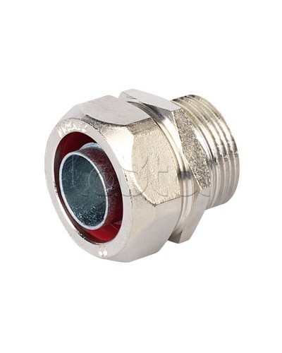 Муфта металлорукав-коробка с наружней резьбойМ25х1,5 DKC 6014-25А в Иваново Повороты, муфты, тройники Pintop.ru