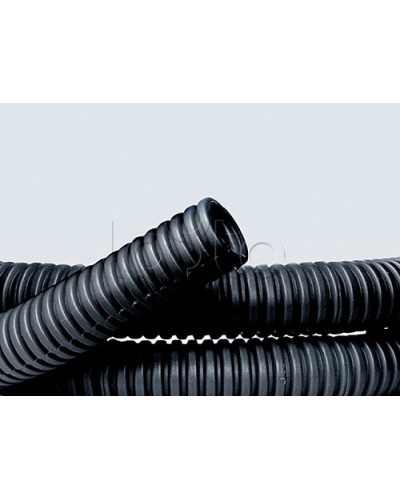 Труба ПНД гибкая гофр. д.40мм, лёгкая без протяжки, 20м, цвет чёрный DKC 70740 в Иваново Труба гофрированная Pintop.ru