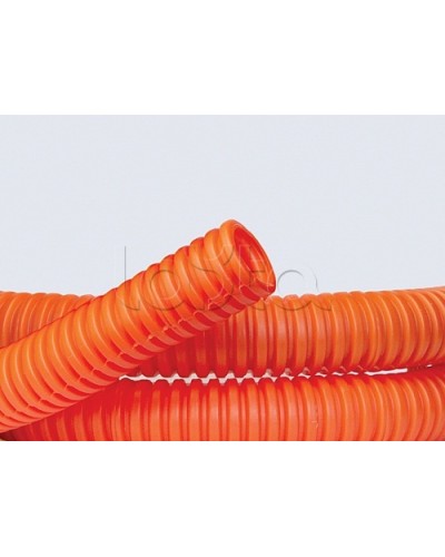 Труба ПНД гибкая гофр. д.32мм, лёгкая без протяжки, 25м, цвет оранжевый DKC 70932 в Иваново Труба гофрированная Pintop.ru