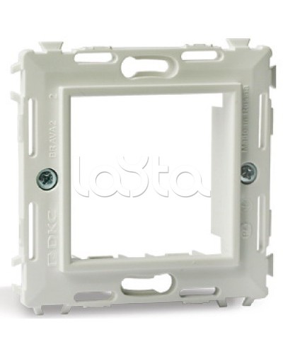 Каркас на 2 модуля (одноместный), черный RAL 9005 DKC (75020N) в Иваново Аксессуары для кабель-канала Pintop.ru