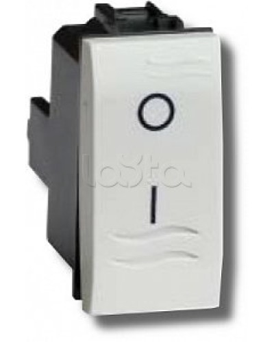 Выключатель двухполюсный белый 1 мод в Иваново Аксессуары для стоек и шкафов Pintop.ru