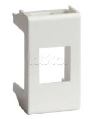 Адаптер для информационных разъемов SIEMON, белый, 1мод. DKC 76608B в Иваново Аксессуары для стоек и шкафов Pintop.ru