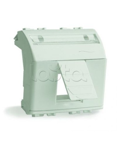 Адаптер для информационных разъемов R&M, белый, 2 мод. DKC 76612B в Иваново Аксессуары для стоек и шкафов Pintop.ru