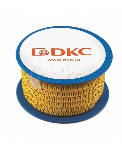 Колечко маркировочное B, 1,3-2,5мм. черное на желтом DKC AZO2BBBY в Иваново Крепежные изделия Pintop.ru