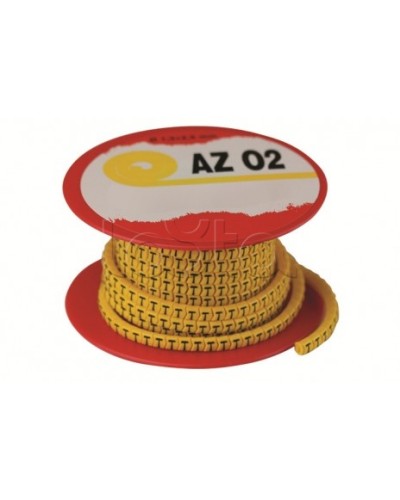 Колечко маркировочное V, 2.5-4мм. черное на желтом DKC AZO3VVBY в Иваново Аксессуары для кабель-канала Pintop.ru