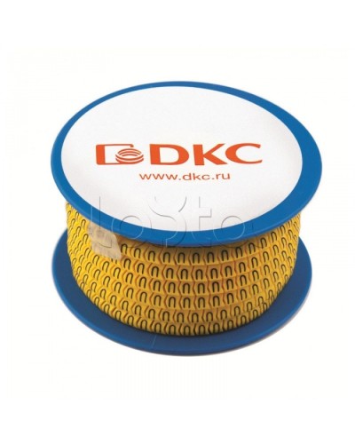 Колечко маркировочное +, 4-8мм. черное на желтом DKC AZS410BY в Иваново Крепежные изделия Pintop.ru