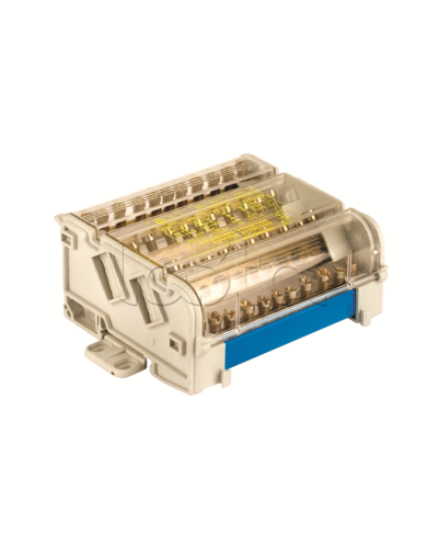 Блок распределительный на DIN рейку 2р 125А, 7х6мм 2х7,5мм 2x9мм DKC BD125112 в Иваново Аксессуары для лотков Pintop.ru