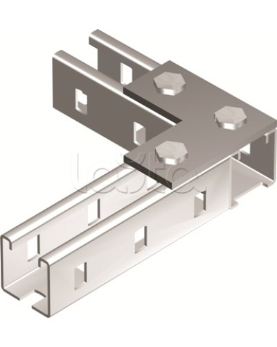 Пластина соединительная L-обр., длина 90х90 мм, 3отв., горячеоцинкованная DKC BMD1021HDZ в Иваново Крепежные изделия Pintop.ru