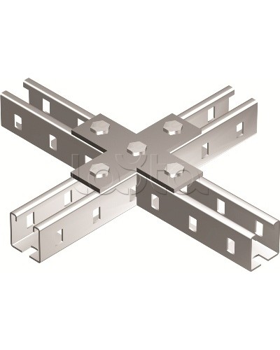 Пластина соединительная Х-обр., горячеоцинкованная DKC BMD1041HDZ в Иваново Аксессуары для лотков Pintop.ru