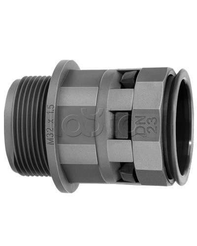 Муфта труба-коробка DN 17 мм, М20х1,5 DKC PAM17M20N в Иваново Повороты, муфты, тройники Pintop.ru