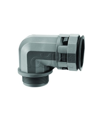 Муфта 90 грд. труба-коробка DN 12 мм, М20х1,5, полиамид, цвет черный DKC PAN12M20N в Иваново Повороты, муфты, тройники Pintop.ru