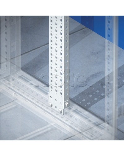 Рейки вертикальные, широкая, для шкафов CQE В=1800мм, 1 упаковка - 2шт. DKC R5PDV18 в Иваново Аксессуары для стоек и шкафов Pintop.ru