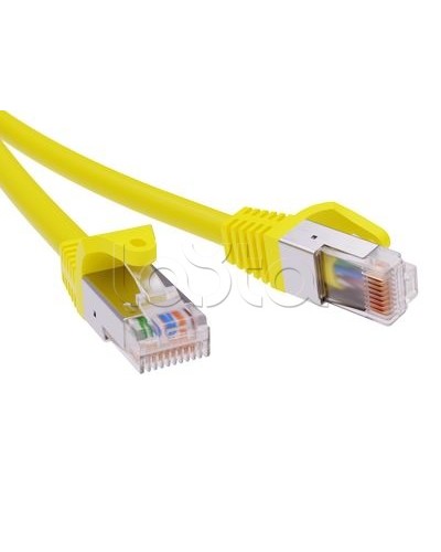 Патч-корд экранированный CAT5E F/UTP 4х2, LSZH, желтый, 2м DKC RN5EFU4520YL в Иваново Патчкорды (медные) Pintop.ru