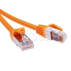 Патч-корд экранированный CAT6A F/UTP 4х2, LSZH, оранжевый, 0.5м DKC RN6AFU4505OR