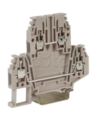 Зажим клеммный проходной 2.5 кв.мм DKC ZDB100GR в Иваново Клеммные колодки Pintop.ru