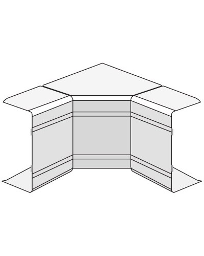 Угол внутренний изменяемый (70-120°) NIAV 25x30 мм DKC 01721 в Иваново Аксессуары для кабель-канала Pintop.ru