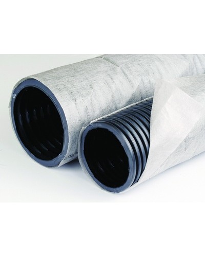 Труба ПНД гибкая дренажная д.125мм с геофильтром SN6, перфорация 360 град DKC (141912A) в Иваново Труба гофрированная Pintop.ru