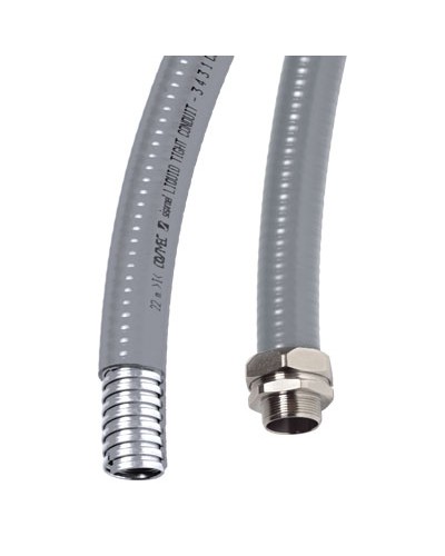 Металлорукав DN 20мм в ПВХ изоляции, Dвн 20,5 мм, Dнар 25,5, 50 м, цветсерый DKC 6071R-020 в Иваново Металлорукав Pintop.ru