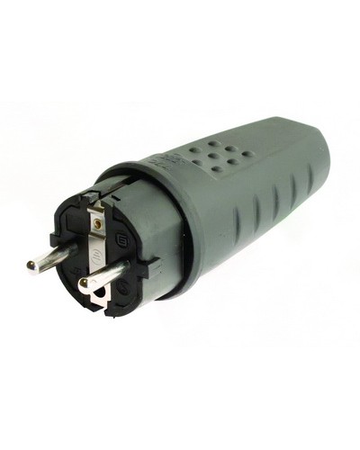 Вилка Schuko. Каучук. DKC DIS1103100 в Иваново Аксессуары для стоек и шкафов Pintop.ru