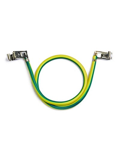 Провод заземления с клеммами для соединения основания и крышки короба, 300 мм DKC (E0001BC) в Иваново Аксессуары для кабель-канала Pintop.ru