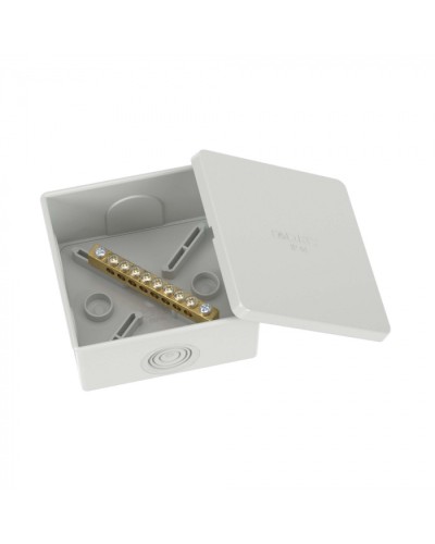 Коробка уравнивания потенциалов, 8 зажимов, 6 вводов д.20мм, 80х80х40мм, IP44 DKC (NE3108) в Иваново Распределительные коробки Pintop.ru