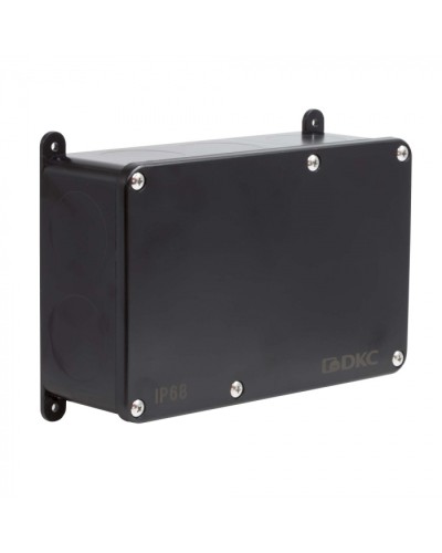 Коробка индустриальная 203х128х69 мм, IP68 с гладкими стенками, черная DKC P68M4017 в Иваново Распределительные коробки Pintop.ru
