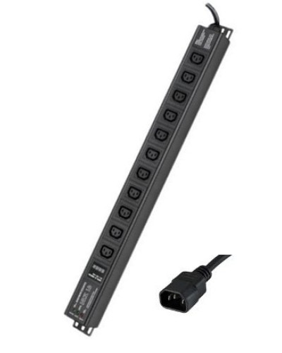 Блок распределения питания вертикальный для 19 шкафов DKC R5VIEC11CDOP в Иваново Блоки розеток Pintop.ru