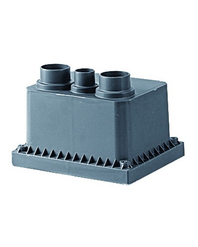 Колодец переходной смотровой 225x175x145 с крышкой для двустенных труб DKC (025001) в Иваново Повороты, муфты, тройники Pintop.ru