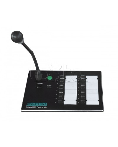 Консоль микрофонная DSPPA PAVA-8008 в Иваново Система оповещения и трансляции Dsppa Pintop.ru